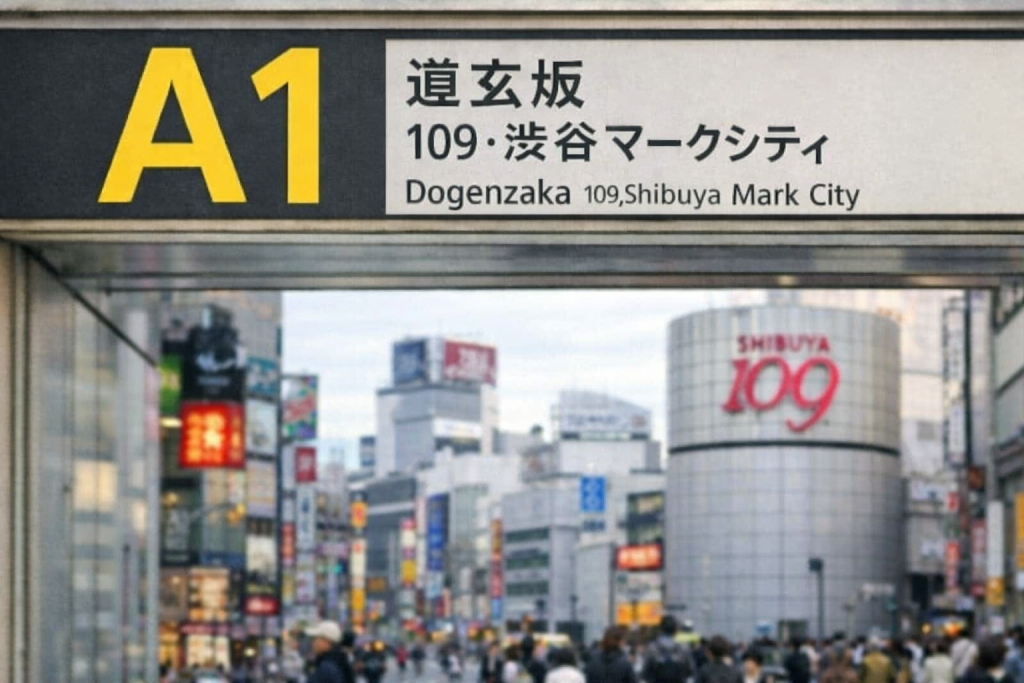 渋谷駅出口 A1