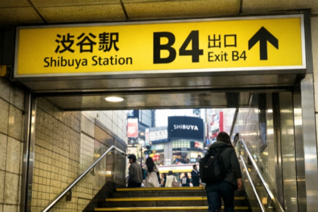 渋谷駅 B4出口