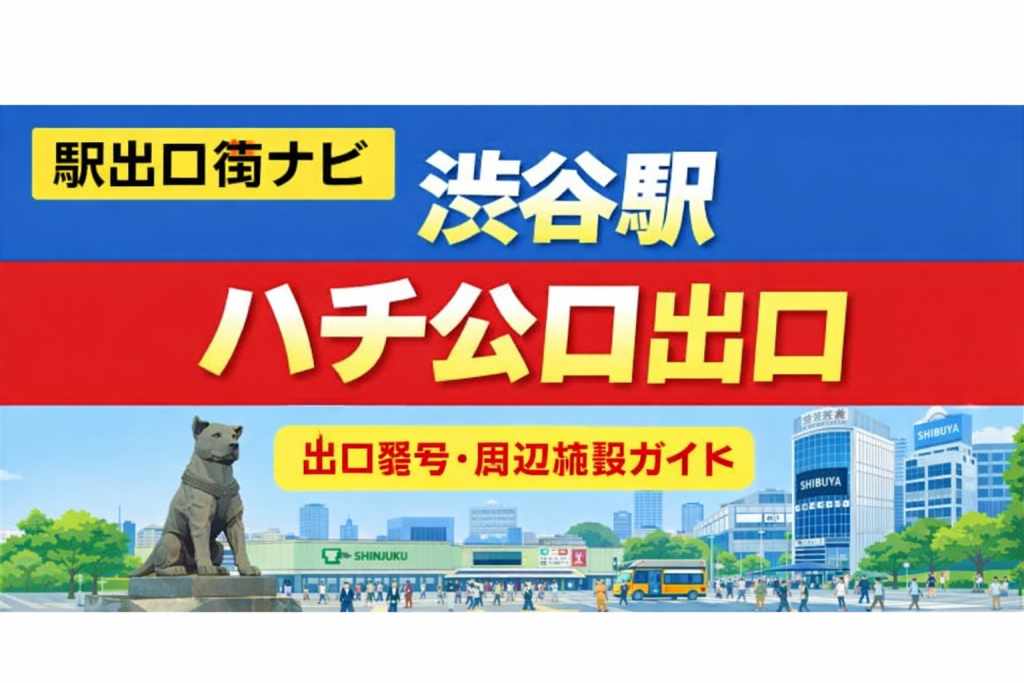 渋谷駅　ハチ公口出口