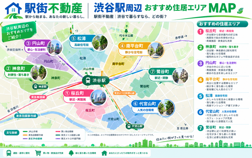 渋谷　おすすめ住居エリア